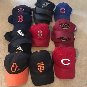 14 Little league baseball caps